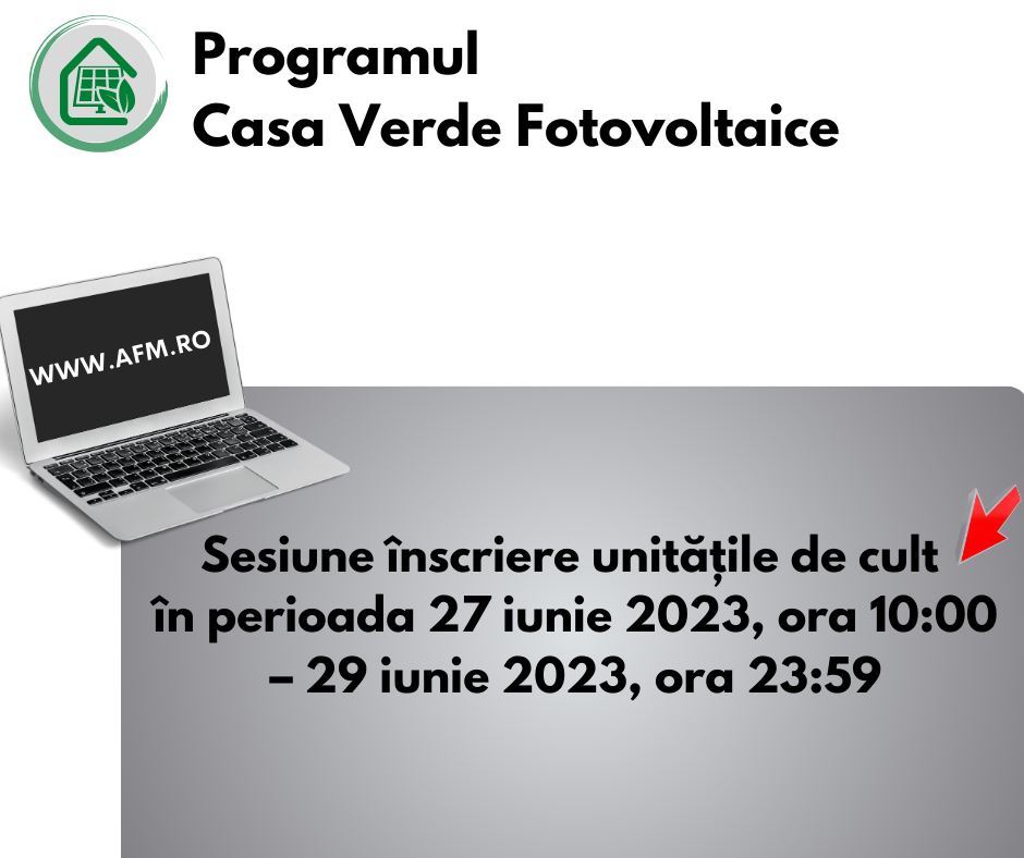 Programul AFM Casa Verde Fotovoltaice 2023