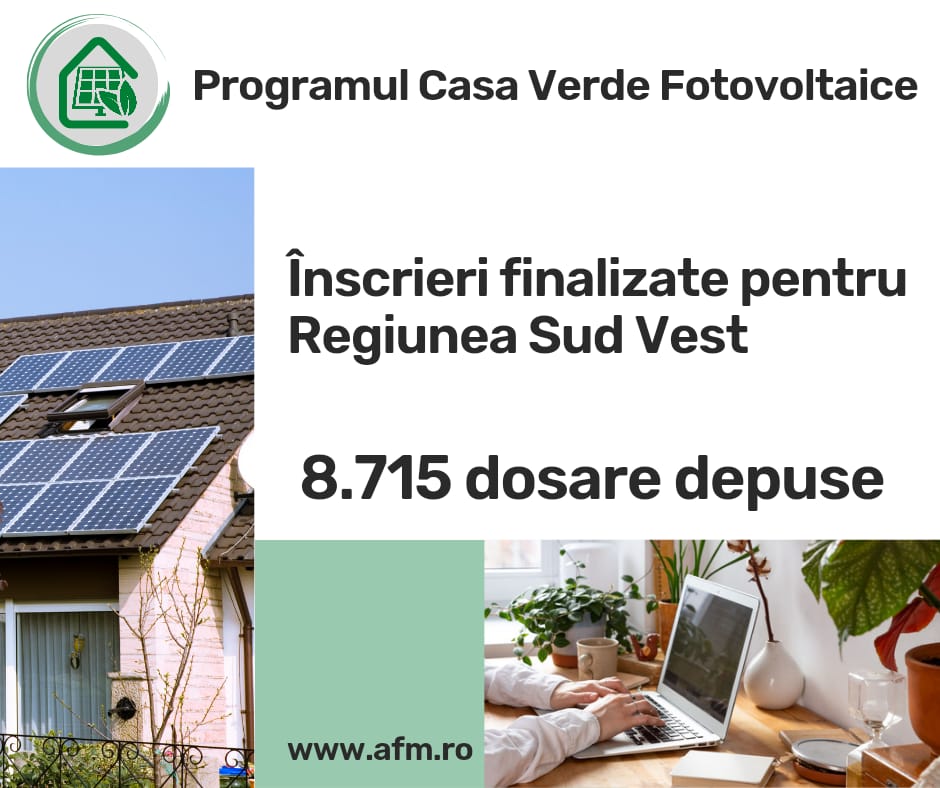 Programul Casa Verde Fotovoltaice 2023